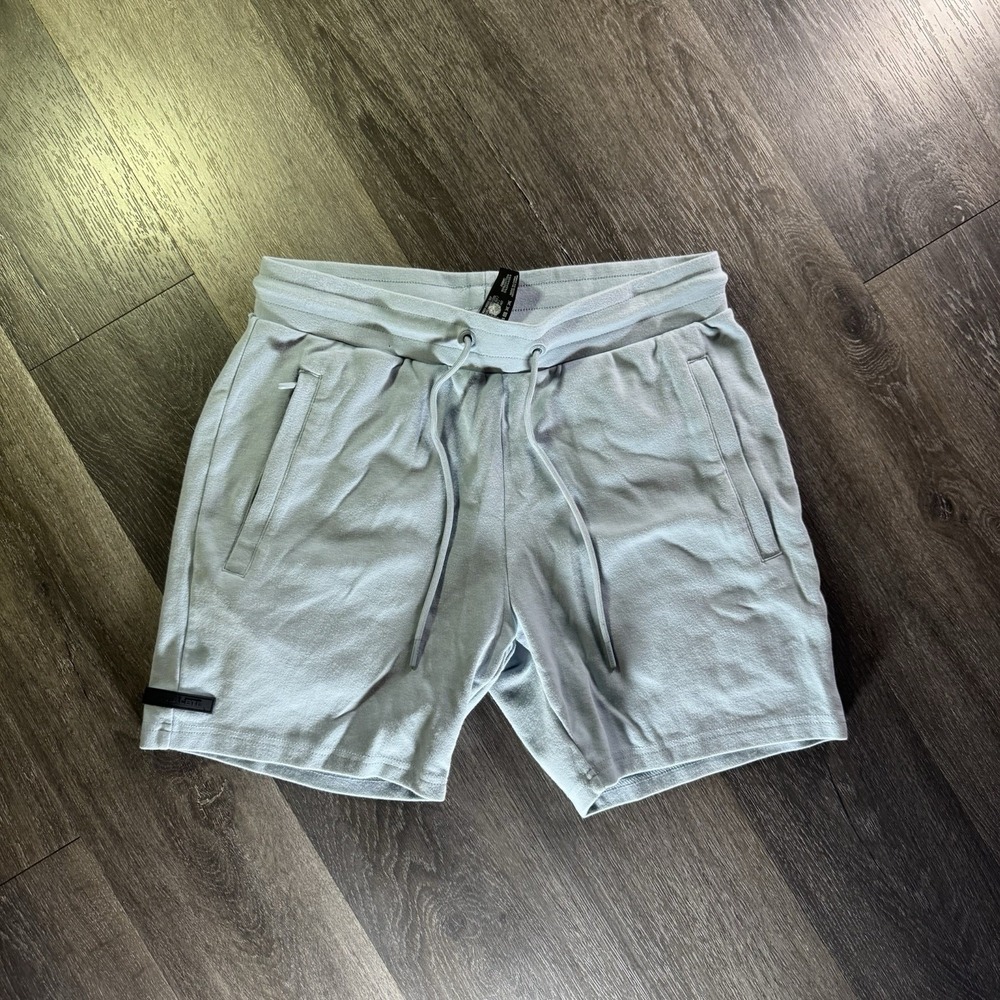Alphalete Brushed Fleece 6" Inch Shorts Blue - Medium